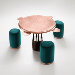 Burraco Table & Pouf
